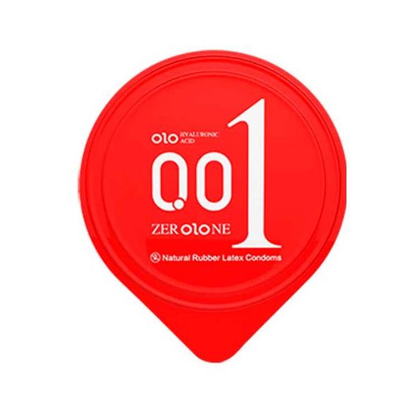 Ультратонкі презервативи Olo 0,01 RED 3 шт. | Зображення 1
