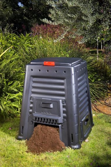 Компостер садовий пластиковий Keter (Кетер) Mega Composter 650 л (17184214) Чорний | Зображення 7