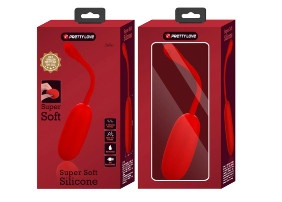 Перезаряжаемое вибро яйцо Pretty Love - Julius EGG Red sexstyle | Зображення 1