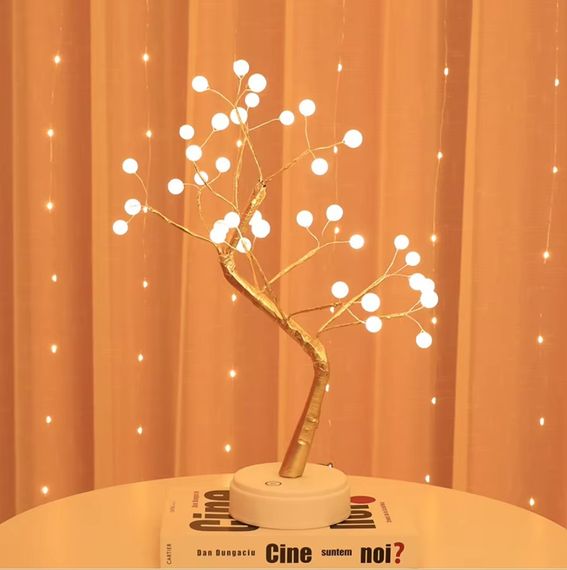Настільний декоративний світильник Bonsai Tree · LED нічник лампа Дерево | Зображення 1