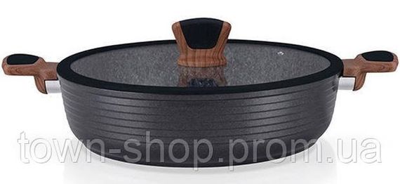 Сотейник Fissman Diamond Grey Ø28см с каменным антипригарным покрытием FN-AL-4306 | Зображення 1