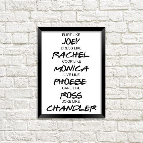 Постер у рамці Friends A4 (MT4_18M024)