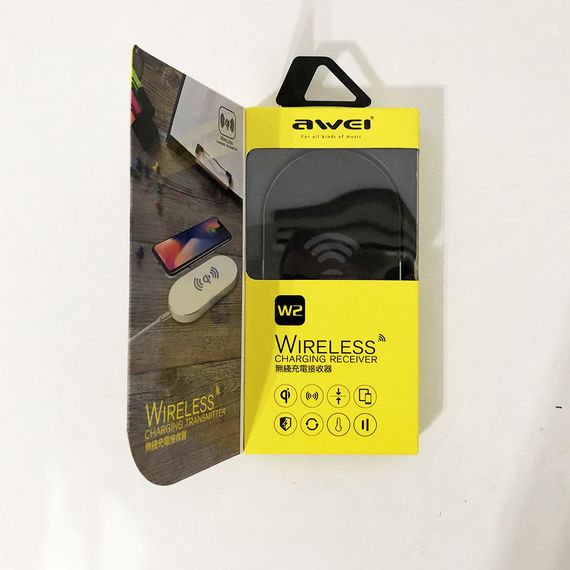 Беспроводная зарядка 30 вт Awei W2, Беспроводная зарядка для iphone, Беспроводная зарядка OI-135 для андроид | Зображення 2