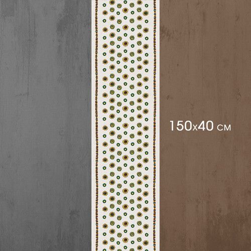 Доріжка на стіл Квіти тепла 150x40 см (DR__TR005) | Зображення 2