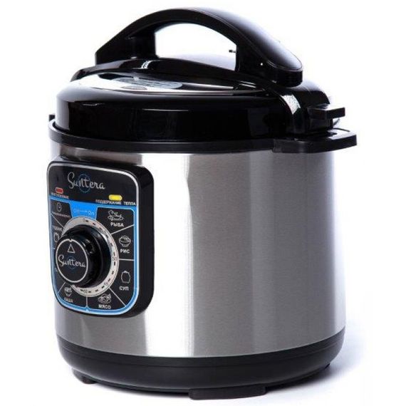 Мультиварка-скороварка SUNTERA SPC-1100 1000 Вт, пароварка для кухні побутова, антипригарні рисоварки | Зображення 2