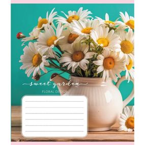 Зошит учнівський "Ваза" 036-570304K-3 в клітинку, 36 аркушів