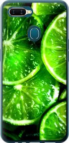 Чохол на Oppo A12 Зелені часточки лимона "852u-2557-2448"