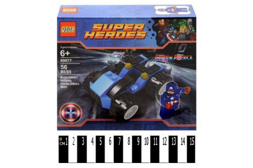 Уценка. Конструктор "Super Heroes", 56 дет - Повреждена упаковка