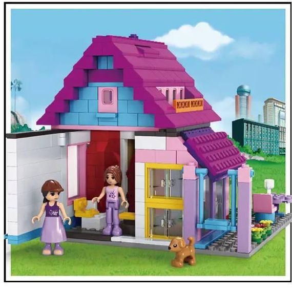 Конструктор Загородный домик 473 детали AUSINI