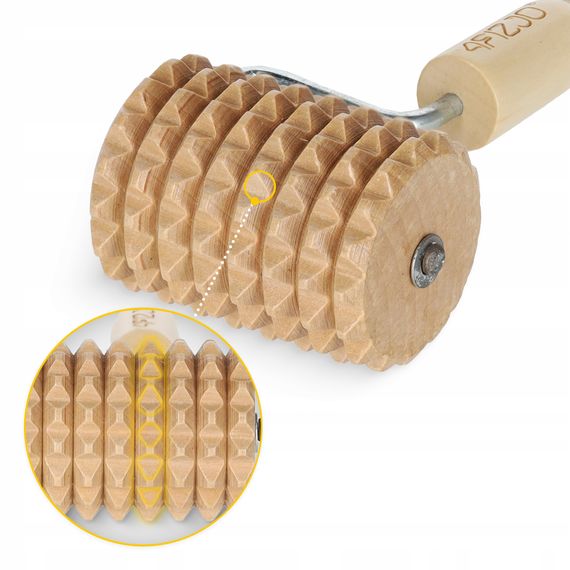 Масажний ролик для тіла 4FIZJO ручний, дерев'яний (P-5905973400268) | Зображення 5