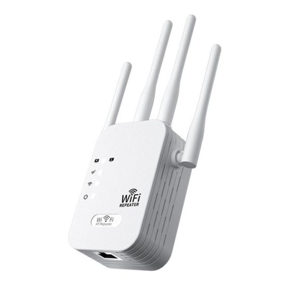 Репітер підсилювач сигналу ретранслятор Wi-Fi роутер 300Мбіт ∙ Wi-Fi ретранслятор 2.4G з 6 антенами