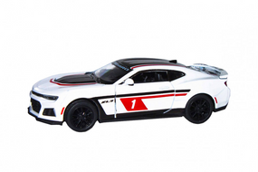 Дитяча модель машинки Chevrolet Camaro ZL1 2017 Kinsmart KT5399FW інерційна, 1:38  White