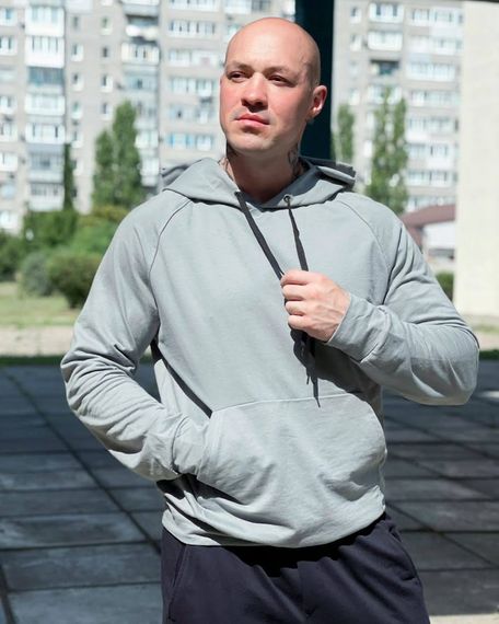 Худі для чоловіків Носи своє 56 Сірий (p-9129-95316) | Зображення 5