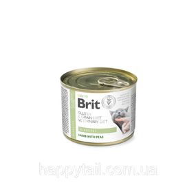 Влажный корм Brit Grain Free Veterinary Diets Diabetes для кошек с сахарным диабетом с ягненком и зеленым горошком 200 г