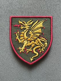 Шеврон 107 реактивна артилерійська бригада (кольоровий)