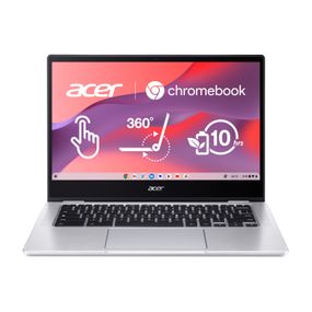 Ноутбук Acer Chromebook Spin CP314-1HN 14' FHD IPS, Intel C N4500, 8GB, F128GB, UMA, ChromeOS, сріблястий (NX.AZ3EU.002)