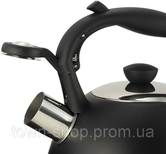 Чайник Ofenbach Magic Kettle 2л из нержавеющей стали со свистком, черный матовый NB-100300 | Зображення 4