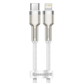 Дата кабель Baseus Cafule Series Metal Type-C to Lightning PD 20W (2m) (CATLJK-B) Білий