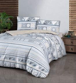 Постільна білизна First Choice Homesko Ranforse 200 х 220 см Bohem Blue