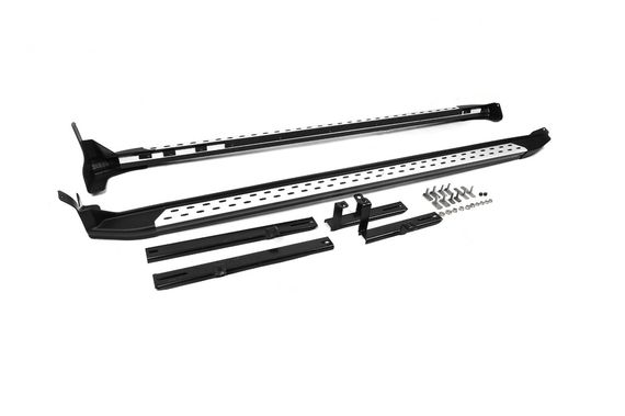 Боковые пороги OEM-BMW-V2 (2 шт, пластик) для Hyundai IX-35 2010-2015 гг | Зображення 6