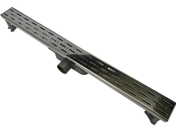 Душовий канал з горизонтальним фланцем Maxiflow Classic Legal 80 см решітка Дощ 4013.0Y050K.080.1