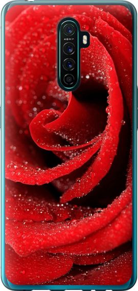 Чехол на Oppo Reno Ace Красная роза "529u-1964-17620"