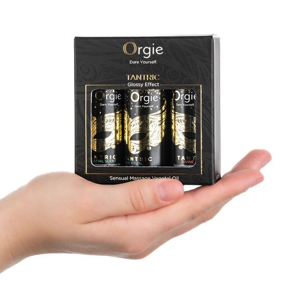Набор масел для тантрического массажа Orgie – Tantric Mini Size Collection (3х30 мл), увлажнение | Зображення 1