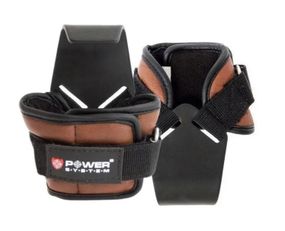 Гаки для тяги на зап'ястя Power System PS-3300 Hooks Brown XL (PS-3300_XL_Brown)