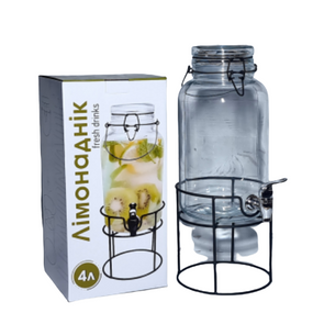 Лімонадник Лофт 4л на металевій стійці 9036-1 S&T