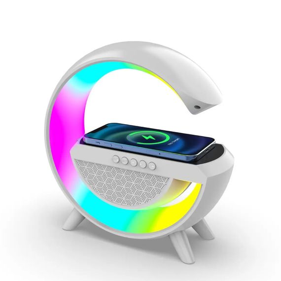 Портативна колонка c RGB-подсветкой Wireless Charger | Зображення 1