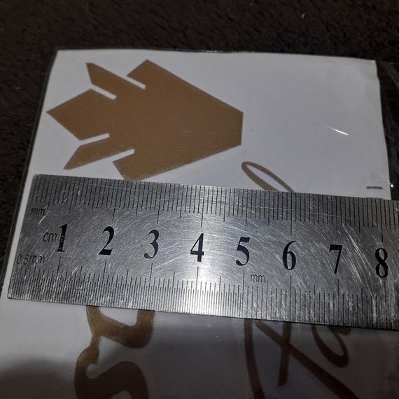 Логотип деколь 85*41 мм Gibson Les Paul LP SG ES logo лого НАКЛЕЙКА | Зображення 2