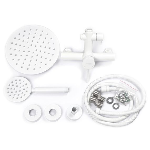 Душевая колонна со смесителем Mixxus SUS-003-J White с нерж. стали SUS304 (MI5757) | Зображення 2