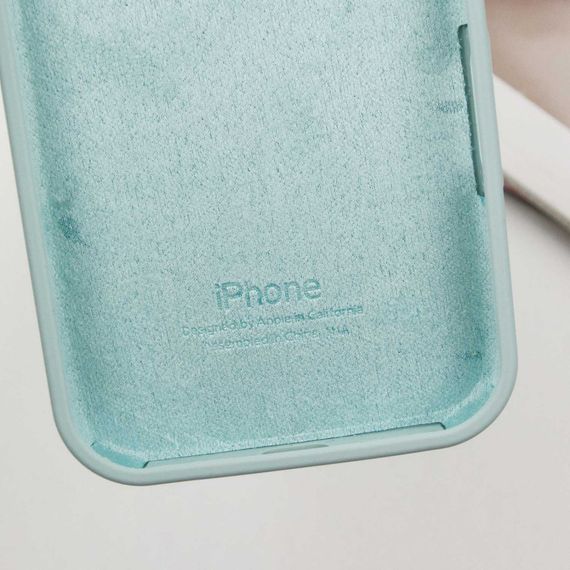 Чехол Silicone Case Full Protective (AA) для Apple iPhone 16 Plus (6.7") Бирюзовый / Beryl | Зображення 6