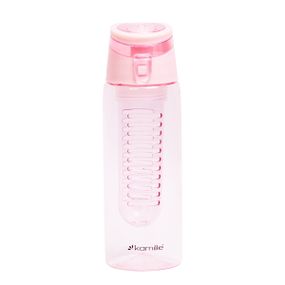 Спортивна пляшка для води рожевий 660ml із пластику