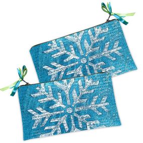 Косметичка жіноча Снежинка 20х12 см (K_NG040)