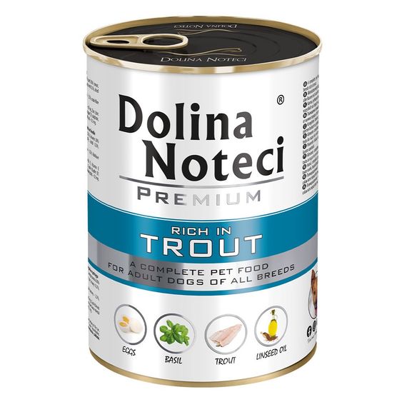 Вологий корм для собак із фореллю Dolina Noteci Premium Dog Trout, 400 гр