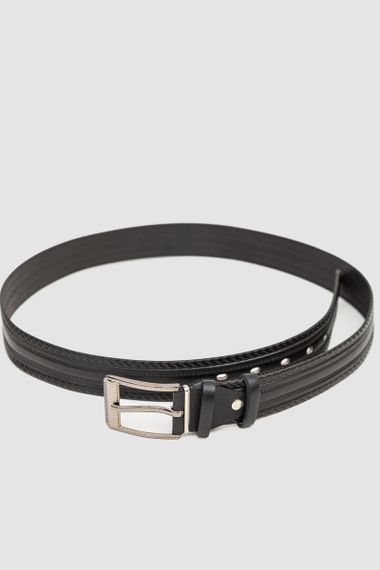 Ремінь чоловічий, колір чорний, 196R35Y1W6-1 | Зображення 2