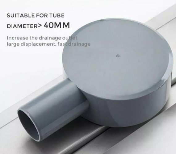 Душовий трап під плитку Gappo 70х500 мм, нержавіюча сталь G85007-4 | Зображення 6