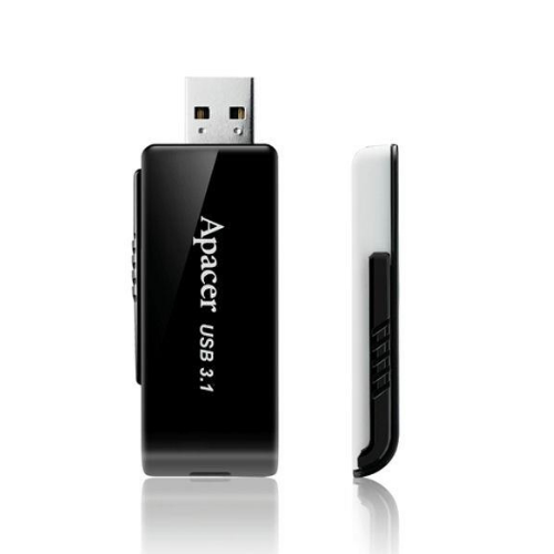 Флешка 32Гб USB 3.1 чорний AP32GAH350B-1 Apacer | Зображення 1