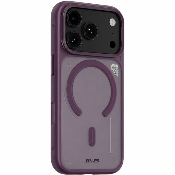 TPU+PC чохол Blueo Frosted Heat Dissip. with MagSafe для Apple iPhone 17 Pro / 18 Pro (6.3") Бордовий / Deep Cherry