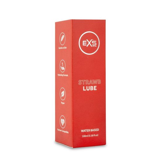 Лубрикант - EXS Strawberry Lube, 100 мл Sex Aura | Зображення 2