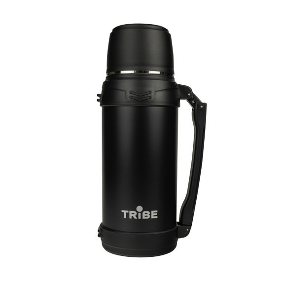 Термос туристичний Tribe Family line 2 л з ситечком, колір Чорний T-DG-0001-black