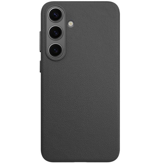 Кожаный чехол Leather Case (AAA) для Samsung Galaxy S25+ Black