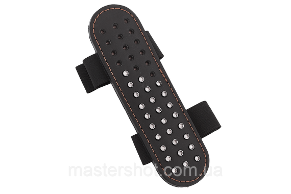 Патронташ для куль калібру 4,5 мм, на 42 кулі для пневматики кріпиться на цівку гвинтівки шкіряний чорний ms