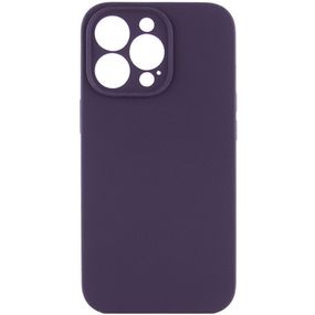 Чохол Silicone Case Full Camera Protective (AA) NO LOGO для Apple iPhone 15 Pro (6.1") Фіолетовий / Elderberry