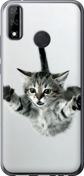 Чехол на Huawei P Smart 2020 Летящий котёнок "2322u-2060-17620"