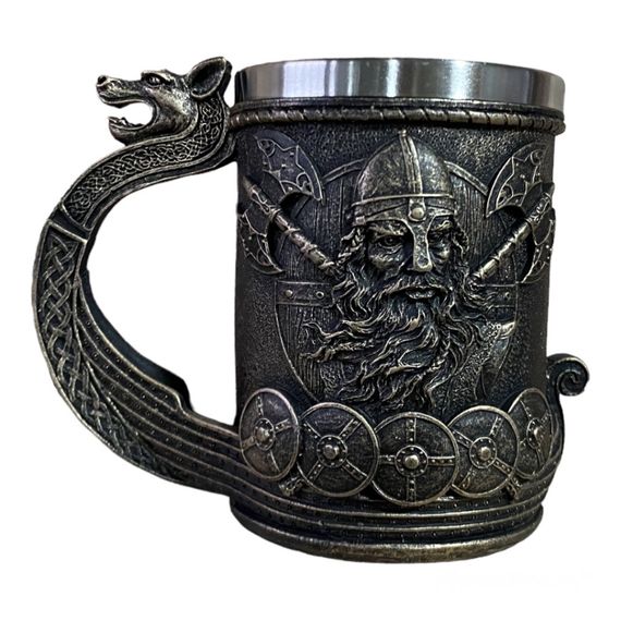 Кухоль Чашка 3D Дракар 550ml