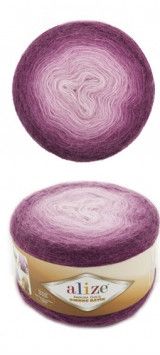 Пряжа ALIZE ANGORA GOLD OMBRE BATIK 7244 Аліза ангора голд омбре батик | Зображення 1