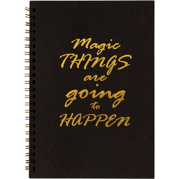 Скетчбук з чорними аркушами "Магія" А5 13101-B-KR 50 аркушів