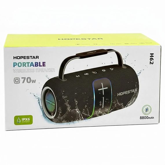 Bluetooth колонка Hopestar H62 70W Black | Зображення 1